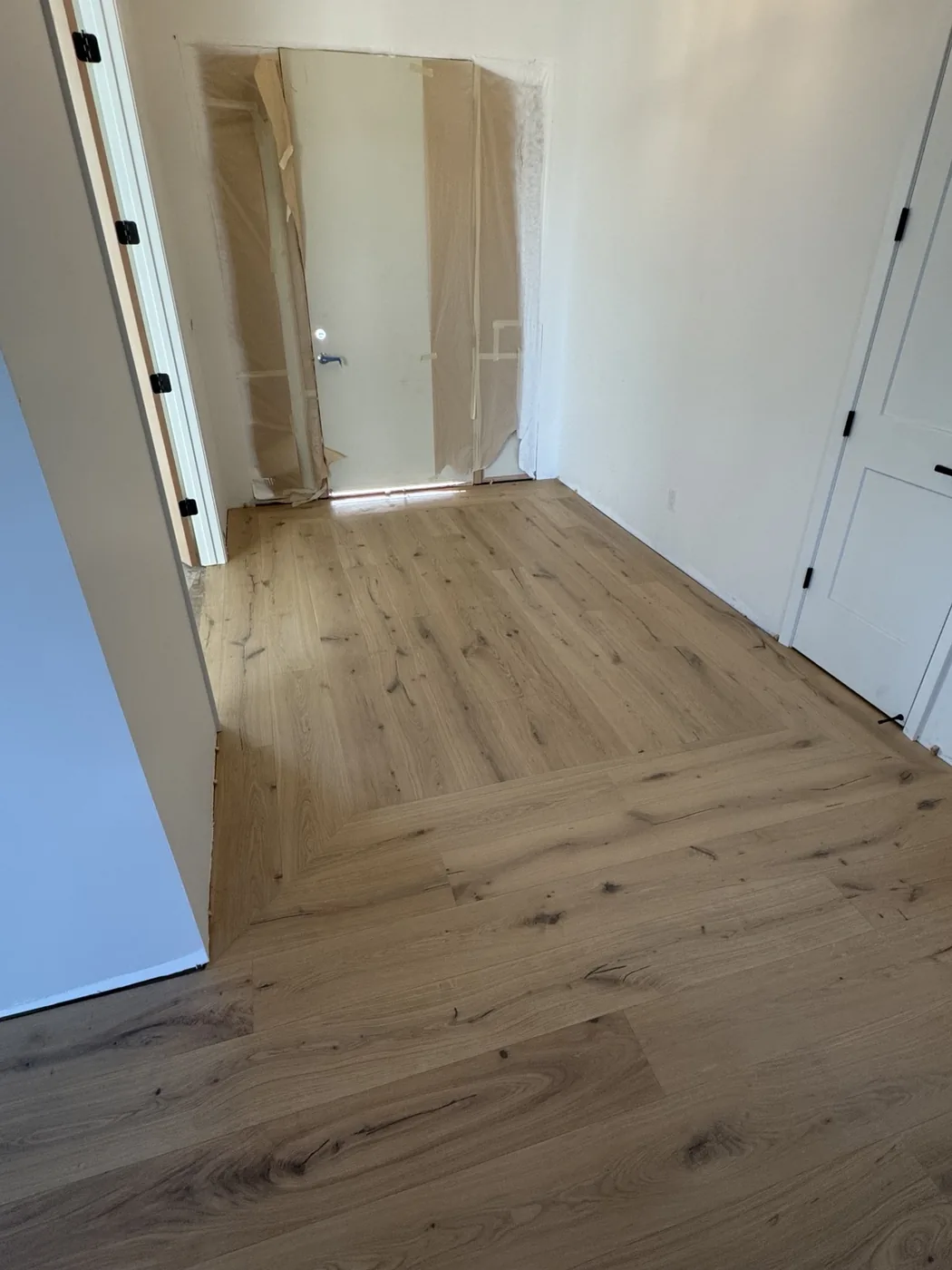 Engineered European white oak picture frame entry in Lockeford